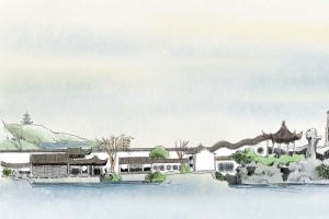国潮建筑素材