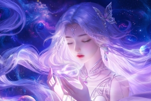 云曦闭眼唯美2880x1800超高清免费壁纸下载