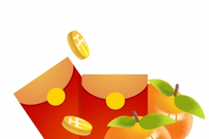 喜庆金币PNG透明素材 漂浮设计元素免费下载
