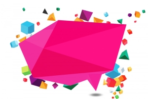 不规则底版高清PNG透明漂浮几何元素设计素材免费下载