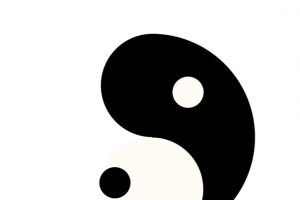 黑白八卦图太极图