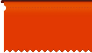 黄色锯齿设计装饰