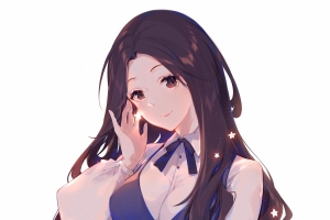 星夜少女手机壁纸