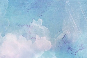 蓝色清新水彩风纹理banner