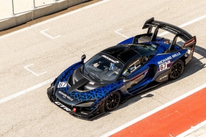  mclaren senna gtr mclaren 汽车 跑车 蓝色 鸟瞰 4k壁纸 3840x2160