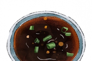 冬天火锅麻酱蘸料素材