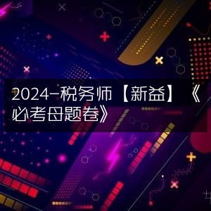 2024税务师《新益·必考母题卷》