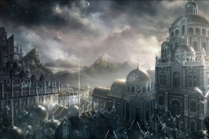 魔幻城堡背景