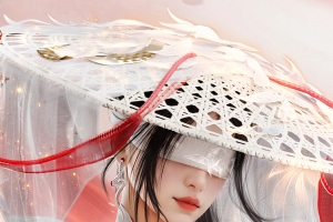 宁红夜 斗笠 长剑 游戏美女 4k手机壁纸竖屏