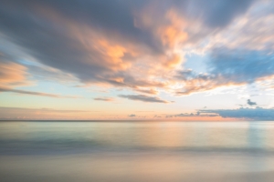 迈阿密的寂静的海滩3440x1440带鱼屏壁纸
