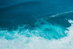 蓝色海洋海浪风景6K壁纸