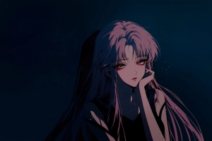 《罪恶王冠》楪祈 粉发 红瞳 暗黑系4k壁纸