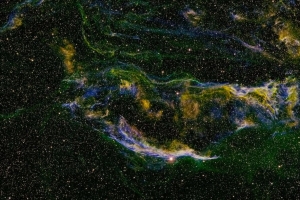 星云 辉光 恒星 眩光 绿色 太空 4k壁纸 3840x2160