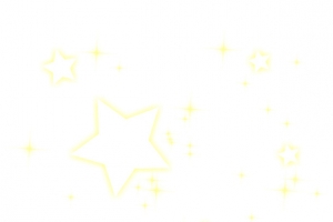 卡通黄色发光的星星图标