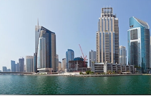 都市建筑风景淘宝海报背景