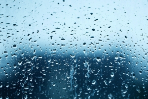唯美的雨水玻璃背景