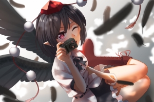 相机 女孩 天使 动画 4K动漫壁纸