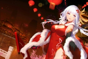 新年祝贺图 二次元动漫美女4k壁纸