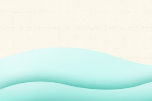 波浪简约蓝色banner背景