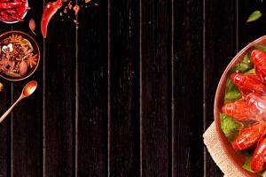 美食俯视大气文艺banner