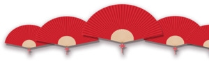 国风国潮扇子
