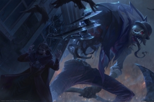 LOL新版稻草人联合王国皮肤费德提克4k壁纸3840x2160