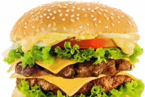 汉堡包牛肉芝士汉堡高清PNG透明免扣设计素材免费下载