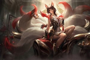 九尾妖狐 殿堂传奇 阿狸 英雄联盟 LOL 8k高清壁纸 7680*4320
