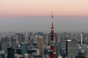 塔 城市 晚 4k壁纸 3840x2160