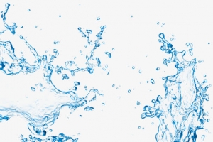 水柱蓝色元素  护肤水花水珠