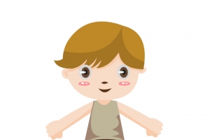 可爱手绘卡通男孩子小朋友高清PNG透明免扣设计素材免费下载