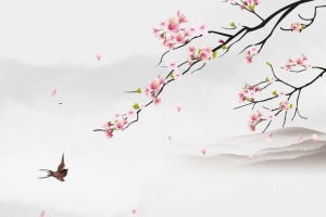 清新淡雅古风背景21
