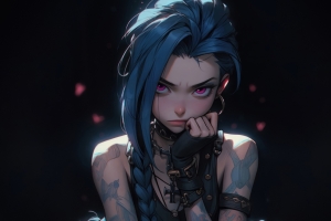 英雄联盟双城之战2金克丝 2880x1800高清壁纸免费下载