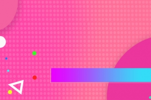 粉色潮流时尚服装冬季上新电商banner