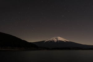 雪山星空背景