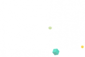 创意扁平几何形状效果