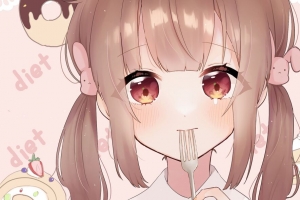 女孩 一瞥 可爱 动漫 胡萝卜 4k壁纸 3840x2160