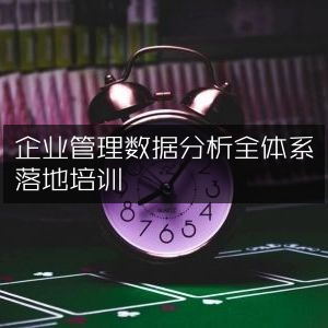 企业管理数据分析，全方位落地实施培训