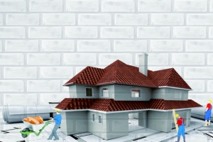 装修卡通白色海报banner背景
