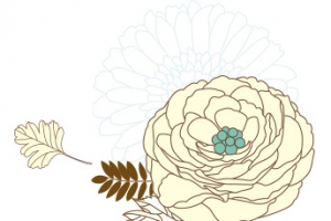 手绘花卉