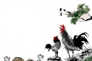 中国风鸡图案