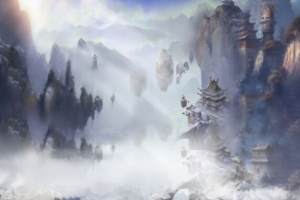 古风仙侠游戏原画背景