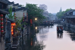 江南水乡小镇景观