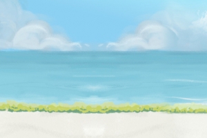 父亲节卡通童趣淘宝海报背景