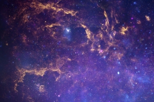 紫色神秘星空宇宙