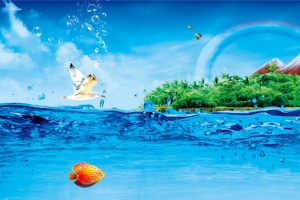 海洋海鲜背景