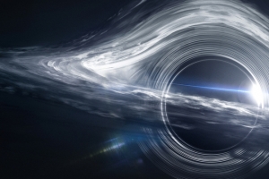 黑洞太空光主题3440x1440带鱼屏高清壁纸免费下载