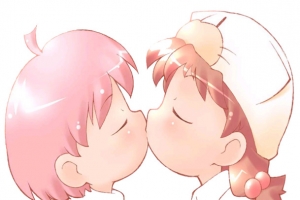 甜蜜恋人接吻