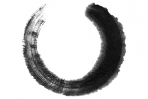毛笔字水墨画