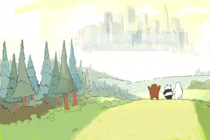 可爱风手绘森林动物banner
